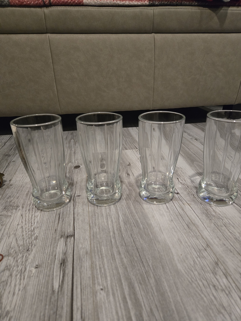 Vintage Style Coca-Cola 100 Years of the Bottle Float Glasses - Set of 4